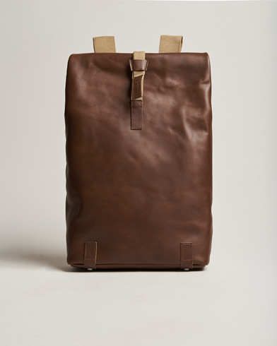 Herre | Vesker | Brooks England | Pickwick Large Leather Backpack Dark Tan