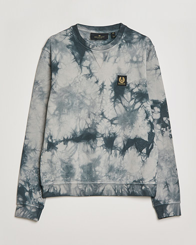 Herre | Grå gensere | Belstaff | Surface Batik Sweatshirt Granite Grey