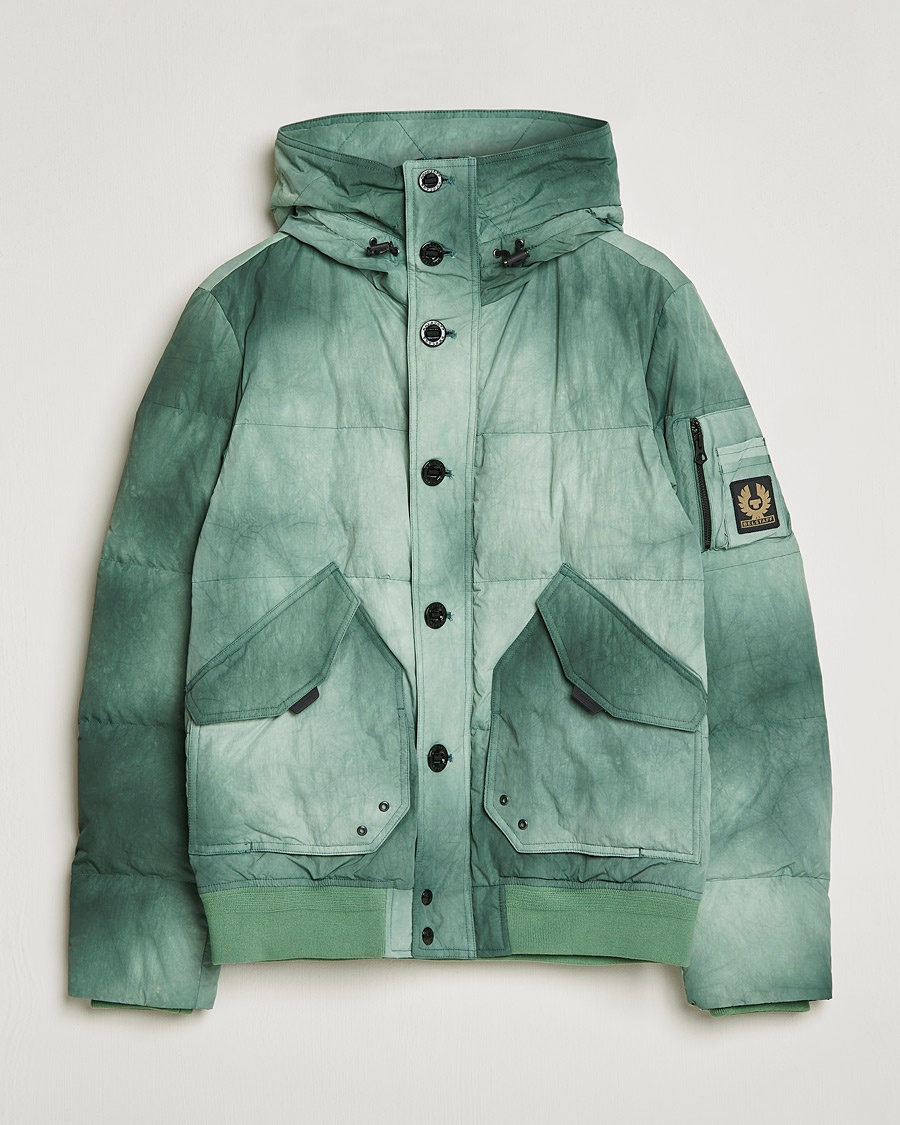 Herre | | Belstaff | Radar Batik Hooded Jacket Graph Green