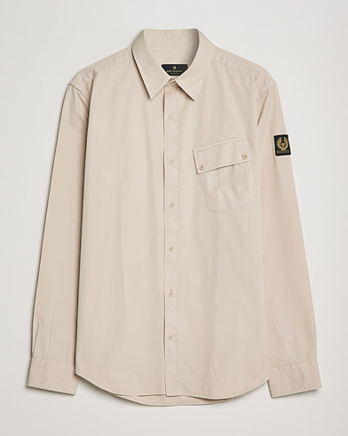 Herre |  | Belstaff | Pitch Cotton Pocket Shirt Fawn