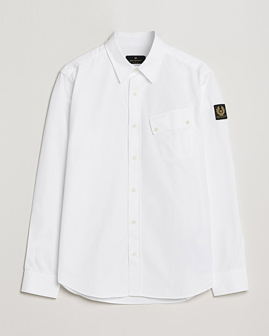 Herre |  | Belstaff | Pitch Cotton Pocket Shirt White