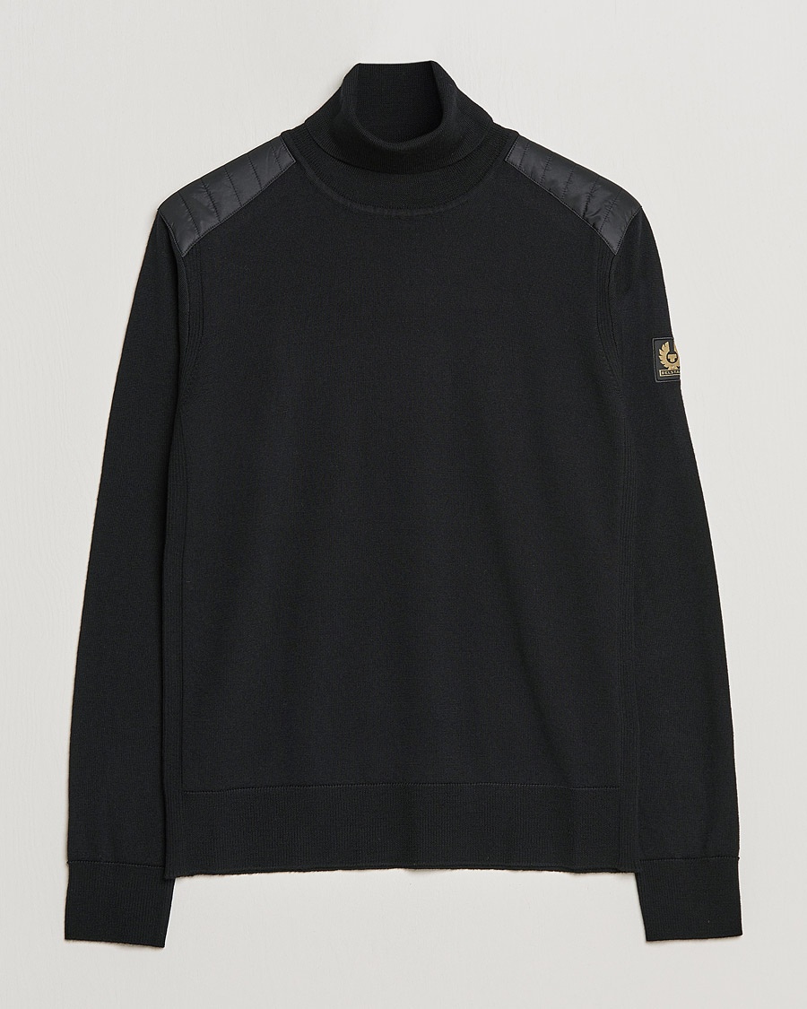 Herre | | Belstaff | Kingsland Merino Rollneck Black