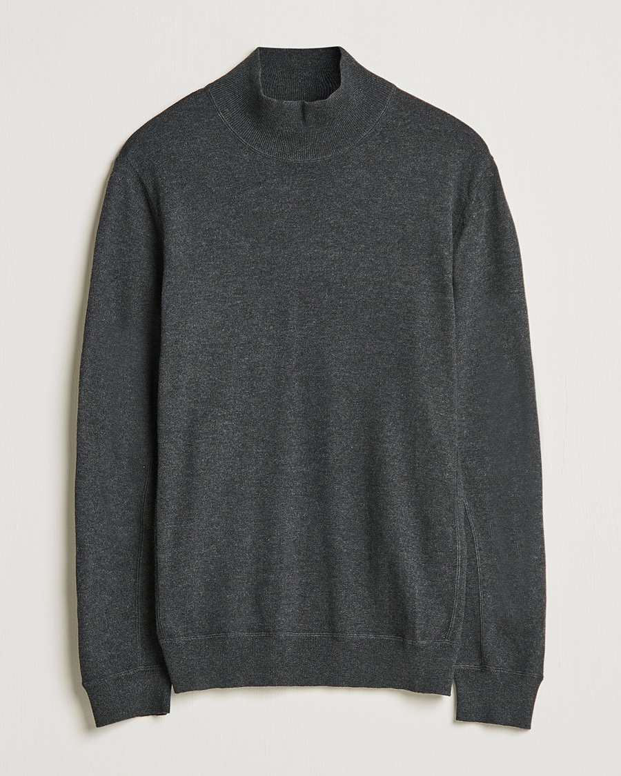 Herre | | Filippa K | Mark Cotton Wool Turtleneck Antracite Melange