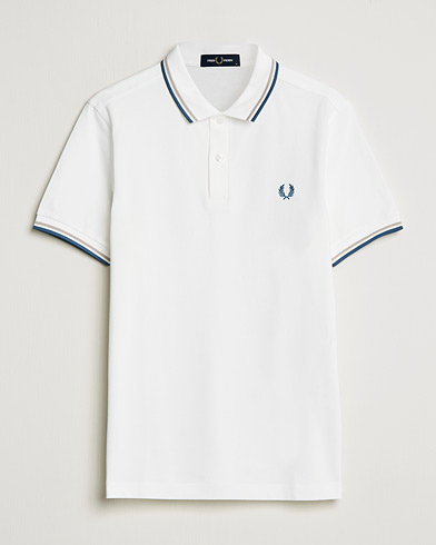 Herre | Pikéer | Fred Perry | Twin Tipped Shirt Snow White