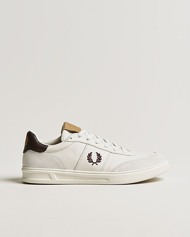 Herre | Hvite sneakers | Fred Perry | B420 Leather Sneaker Porcelain