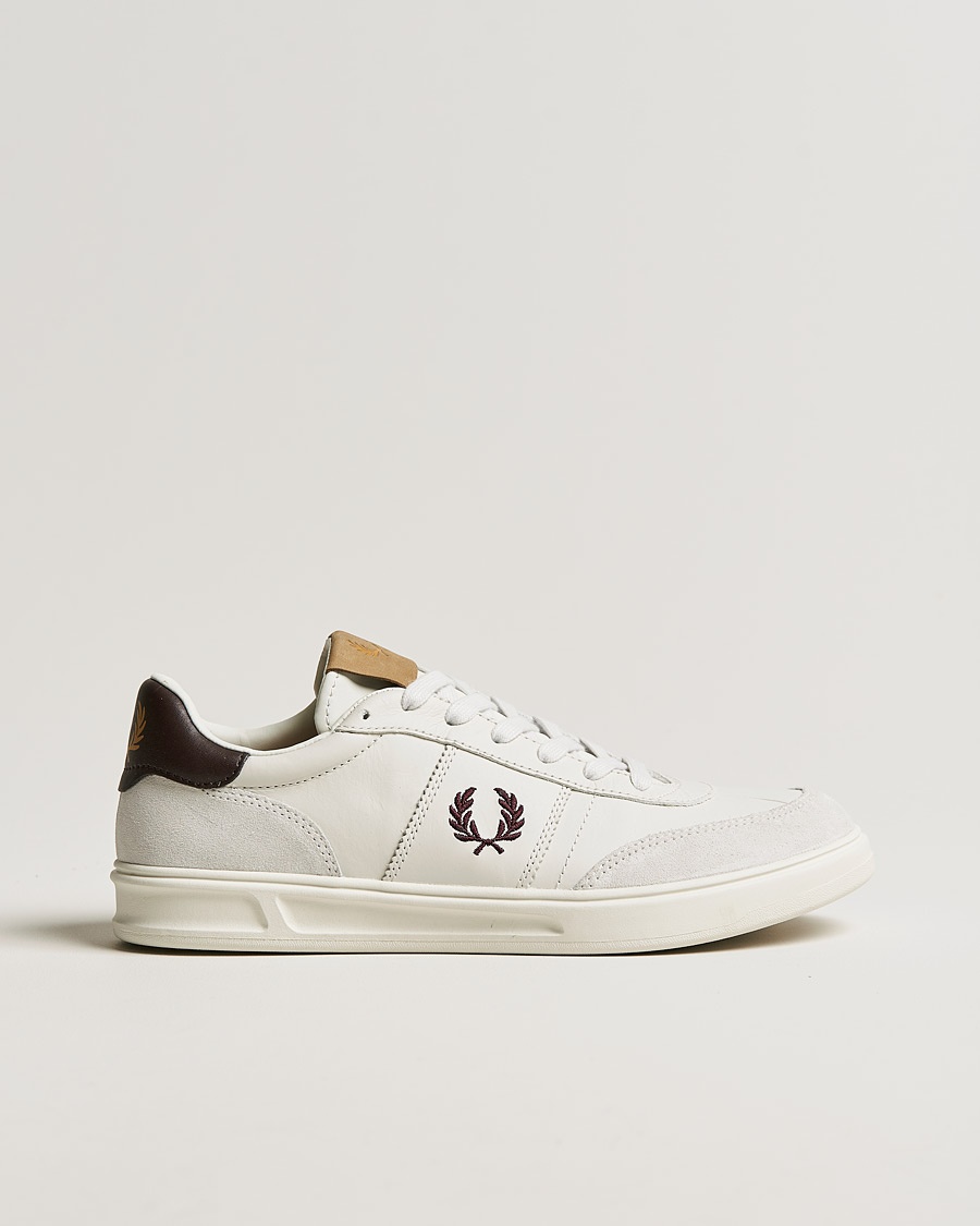 Herre | | Fred Perry | B420 Leather Sneaker Porcelain
