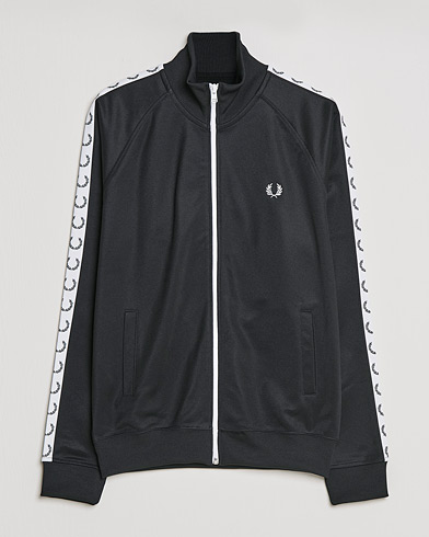 Herre | Full-zip | Fred Perry | Taped Track Jacket Black