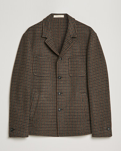 Herre | Massimo Alba | Massimo Alba | Soft Tweed Jacket Bosco Check
