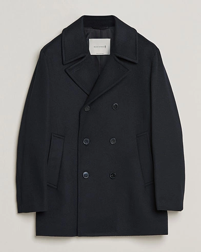 Herre | Dressede jakker | Mackintosh | Dalton Wool/Cashmere Peacoat Black