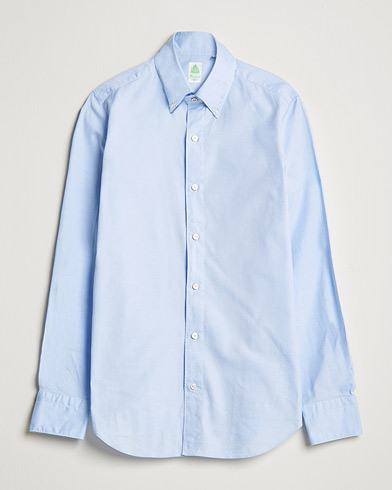 Herre |  | Finamore Napoli | Tokyo Slim Oxford Button Down Shirt Light Blue
