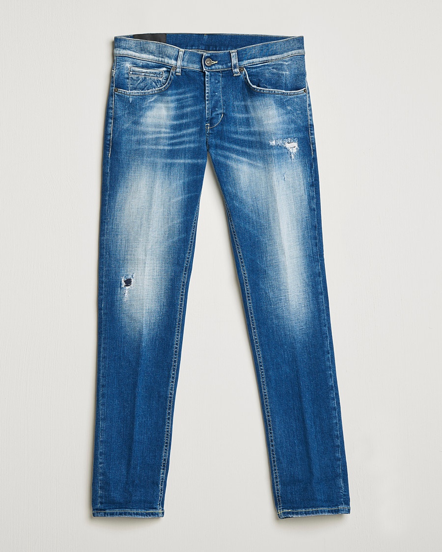 Herre | | Dondup | George Destroyed Jeans Blue