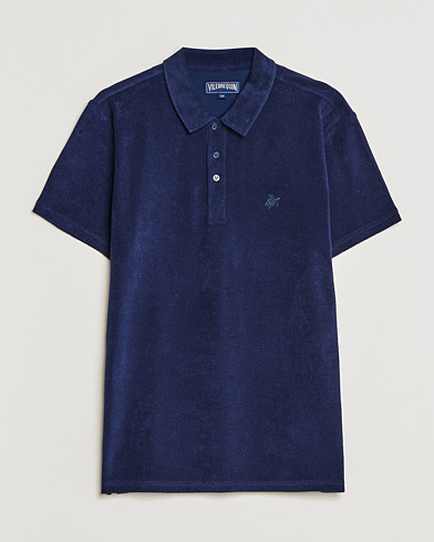 Herre | Kortermede skjorter | Vilebrequin | Phoenix Terry Shirt Bleu Marine