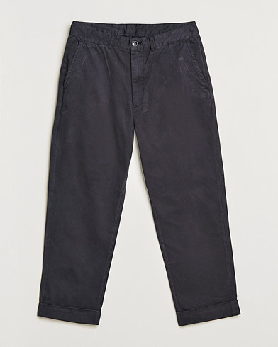 Herre |  | Barbour White Label | Baker Cotton Trousers City Navy