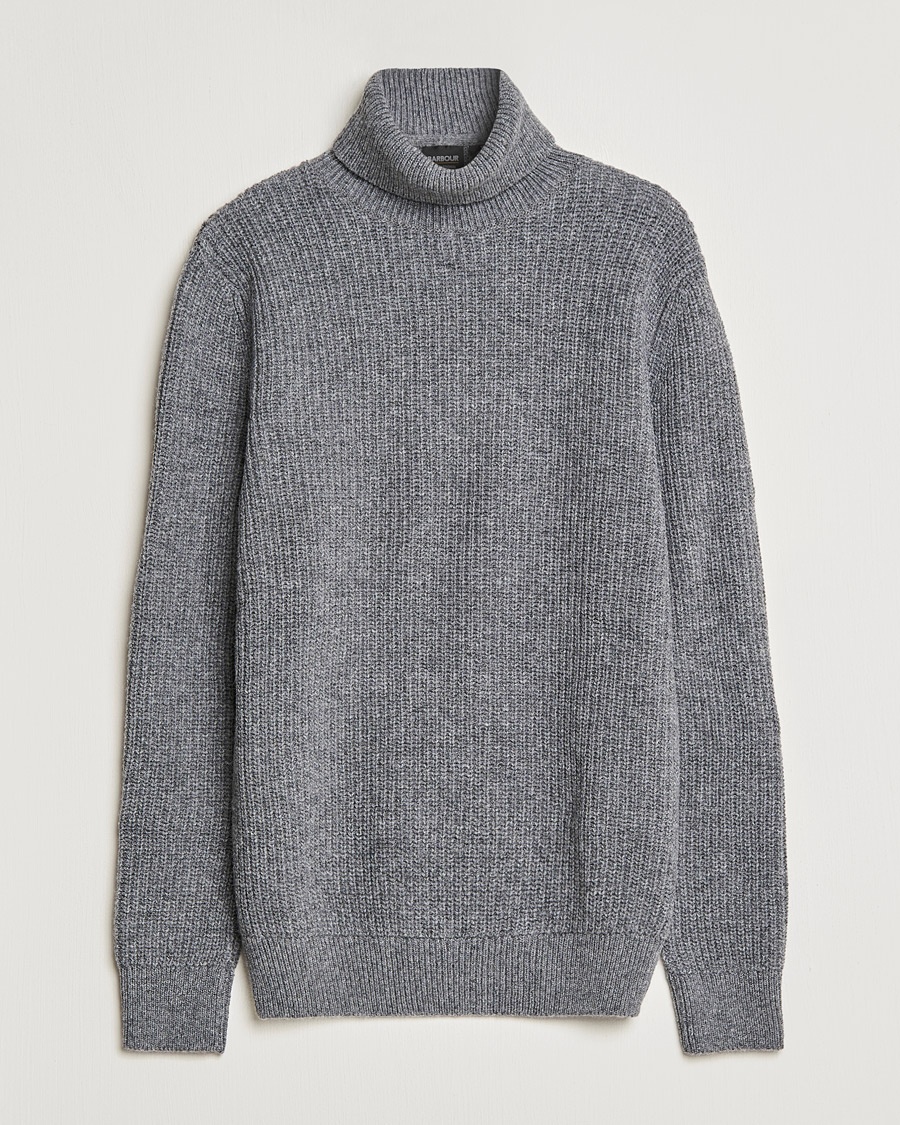 Herre | | Barbour International | Knitted Rollneck Antrachite