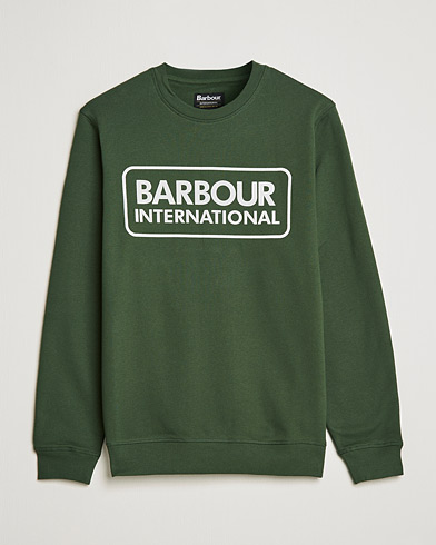 Herre | Sweatshirts | Barbour International | Large Logo Sweatshirt Kombo Green