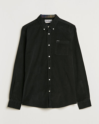 Herre | Cordfløyelskjorter | Barbour Lifestyle | Ramsey Corduroy Shirt Black