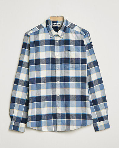Herre | Flanellskjorter | Barbour Lifestyle | Country Check Flannel Shirt Blue