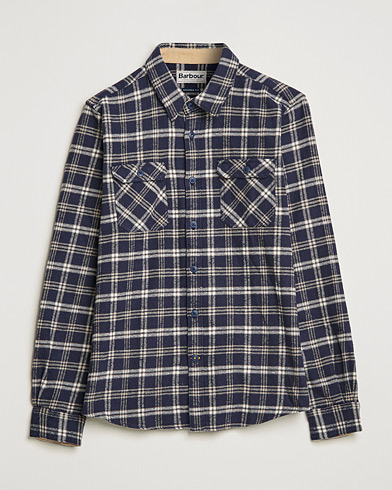 Herre | Overshirts | Barbour Lifestyle | Winter Worker Checked Overshirt Navy