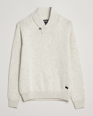 Herre | Barbour Lifestyle | Barbour Lifestyle | Gurnard Dock Shawl Knitted Sweater Whisper White