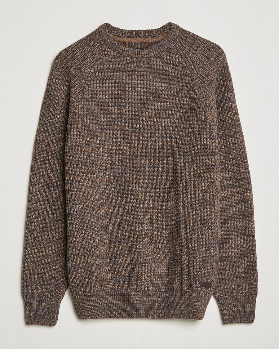 Herre | | Barbour Lifestyle | Horseford Knitted Crewneck Sandstone