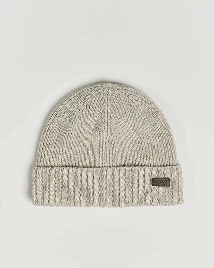 Herre | | Barbour Lifestyle | Carlton Wool Beanie Light Grey