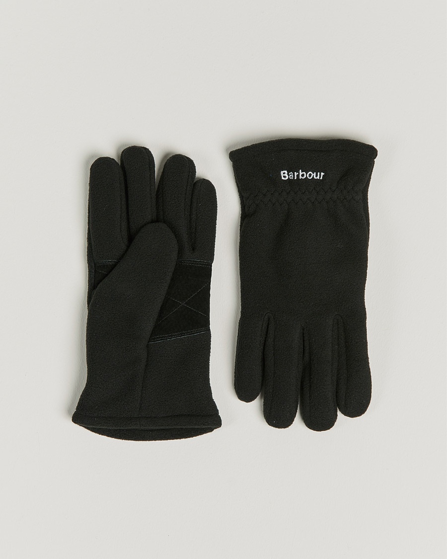 Herre | | Barbour Lifestyle | Coleford Fleece Gloves Black
