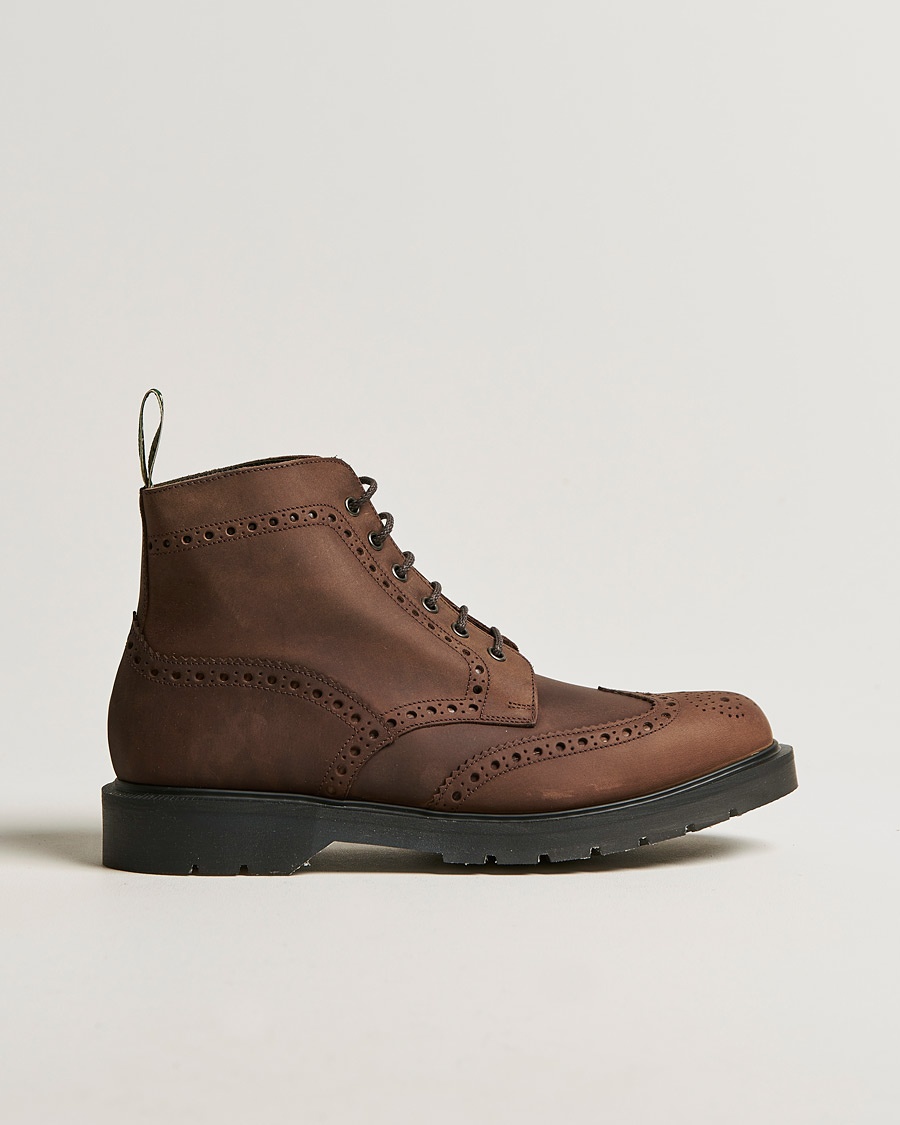 Herre | | Design Loake | Gage Heat Sealed Brogue Boot Brown