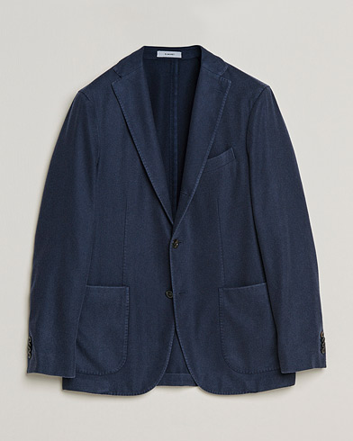Herre | Italian Department | Boglioli | K Jacket Garment Dyed Cashmere Blazer Dark Blue