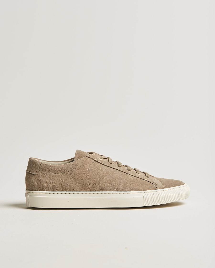 Herre | | Common Projects | Original Achilles Suede Sneaker Tan