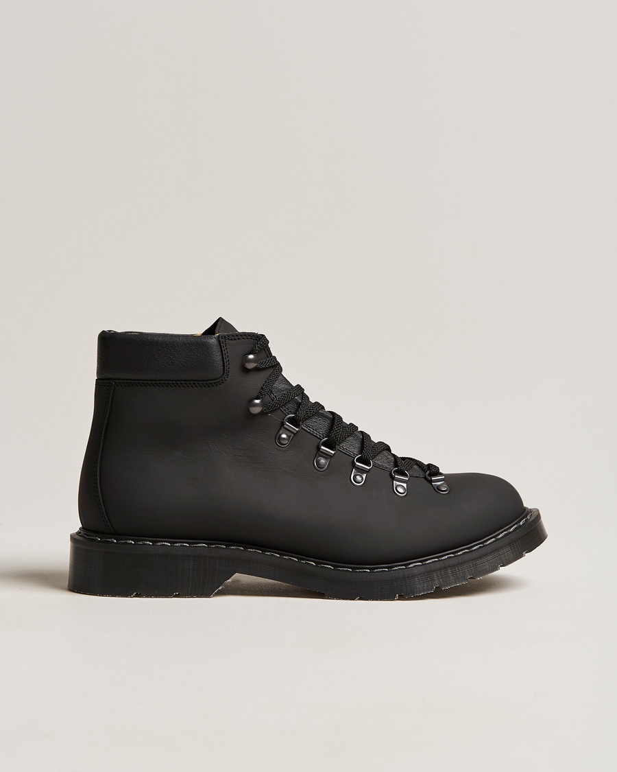 Solovair Urban Hiker Boot Black Waxy – Svart