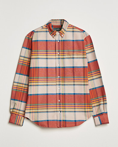 Herre | Skjorter | Gitman Vintage | Button Down Sunrise Flannel Shirt Sunrise