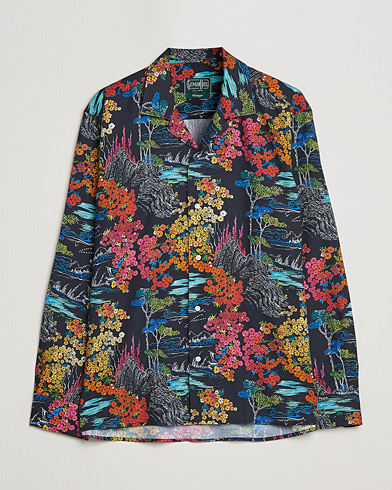 Herre |  | Gitman Vintage | Japanese Winter Garden Camp Shirt Multicolor