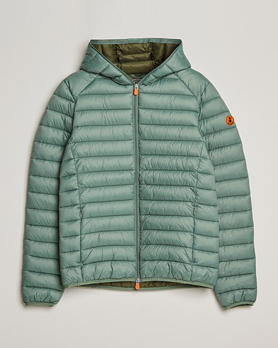 Herre | Save The Duck | Save The Duck | Donald Lightweight Padded Hooded Jacket Seaweed Green