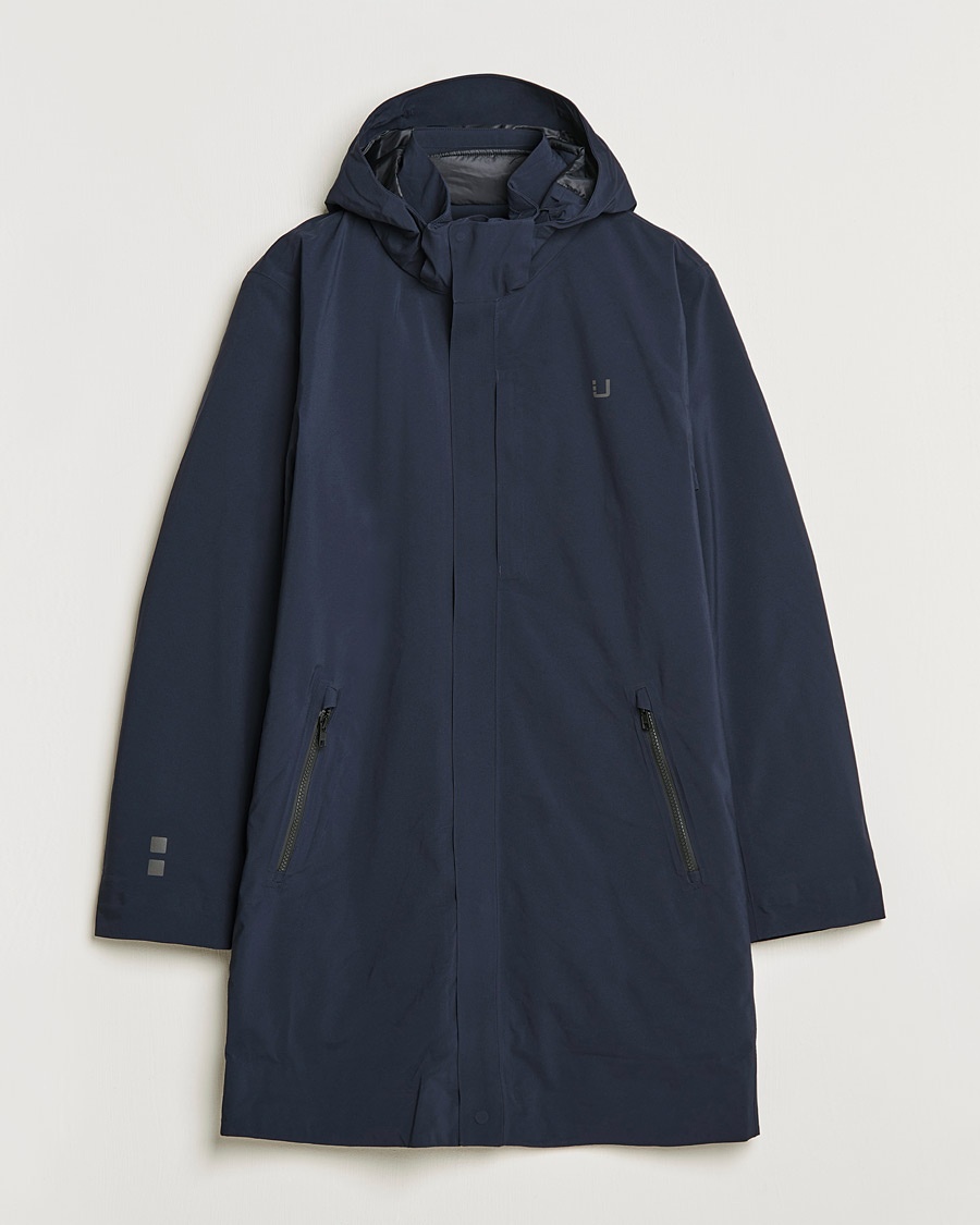 UBR Black Storm Coat Navy – Blå