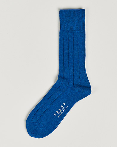 Herre | Falke | Falke | Lhasa Cashmere Socks Sapphire Blue