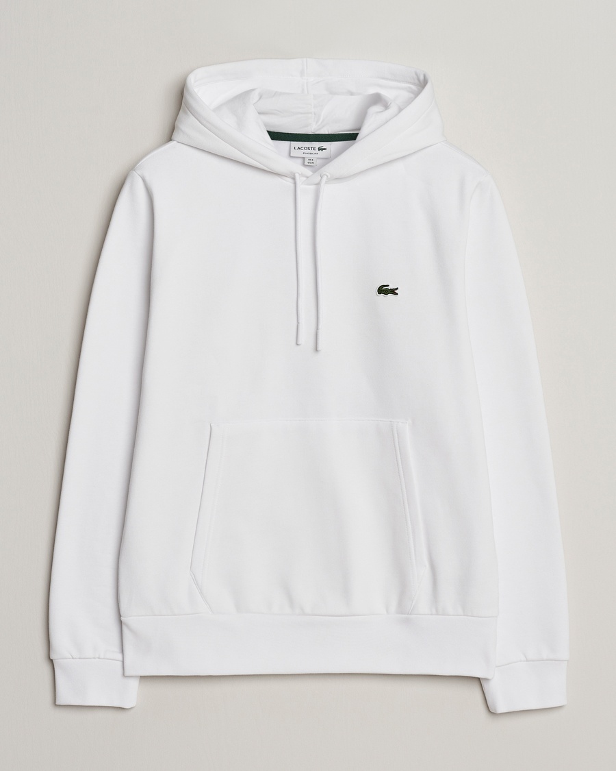 Lacoste Hoodie White – Hvit