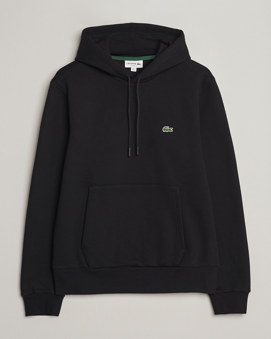 Lacoste Hoodie Black – Svart