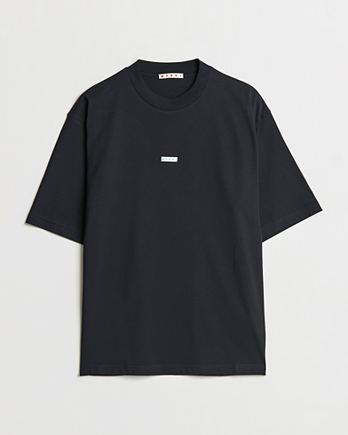 Herre | T-Shirts | Marni | Logo Applied T-Shirt Black