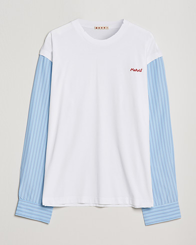 Herre | Langermede t-shirts | Marni | Shirt Sleeve T-Shirt White