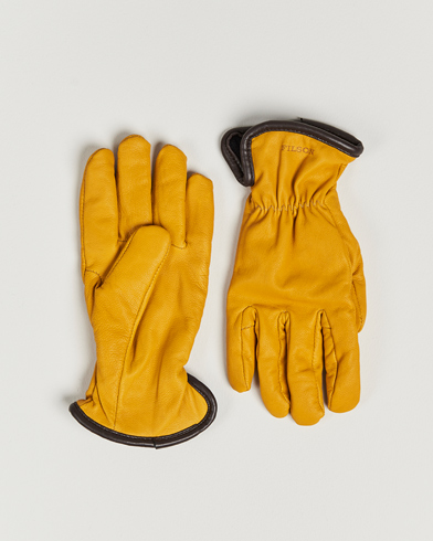 Herre | Active | Filson | Original Lined Goatskin Gloves Tan