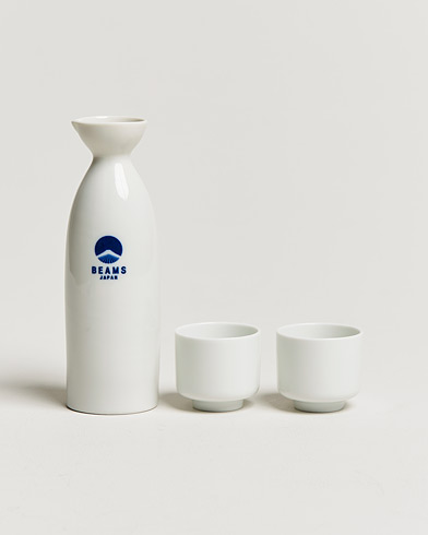 Herre | Til den hjemmekjære | Beams Japan | Sake Bottle & Cup Set White