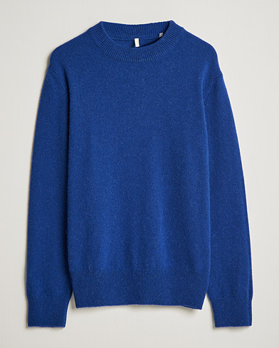 Herre | New Nordics | Sunflower | Moon Alpaca Sweater Electric Blue