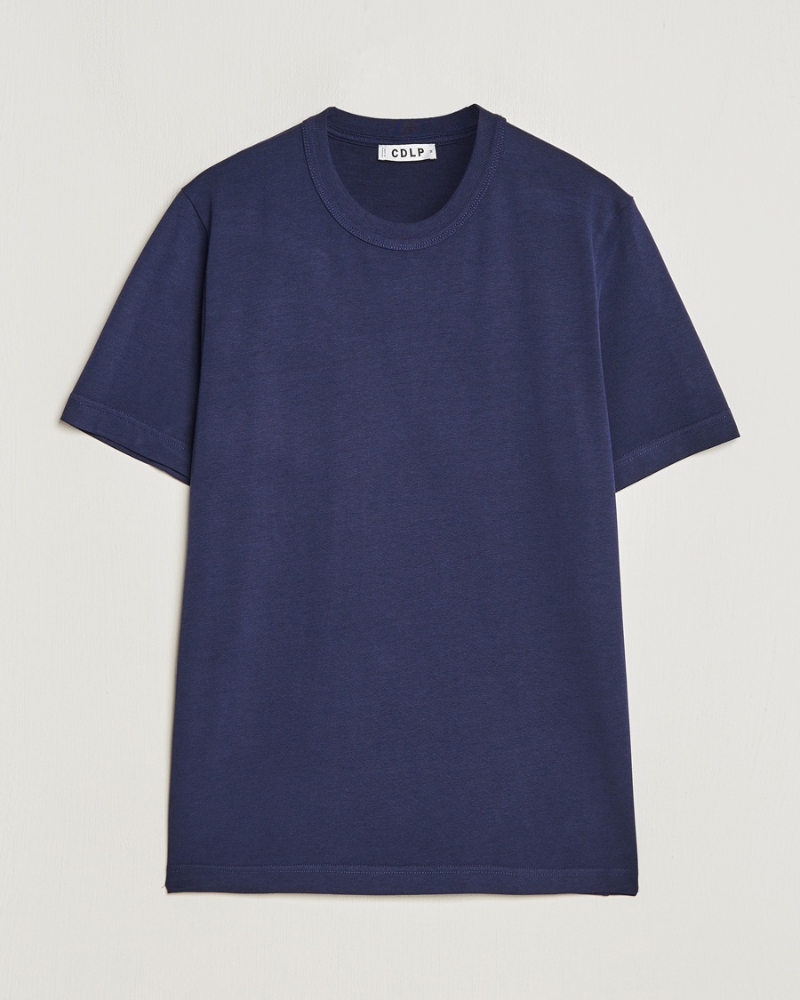 Herre | CDLP | CDLP | Heavyweight T-Shirt Navy