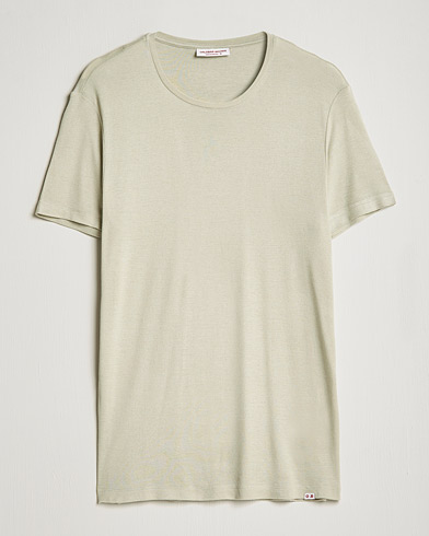 Herre | T-Shirts | Orlebar Brown | OB Classic Modal/Cashmere T-Shirt Parched Green