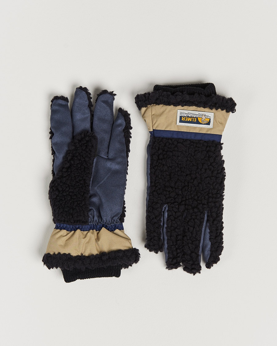 Herre | | Elmer by Swany | Sota Wool Teddy Gloves Black