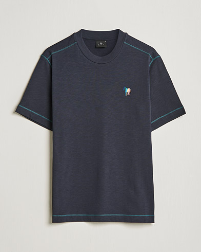 Herre | T-Shirts | PS Paul Smith | Zebra Organic Cotton T-Shirt Navy