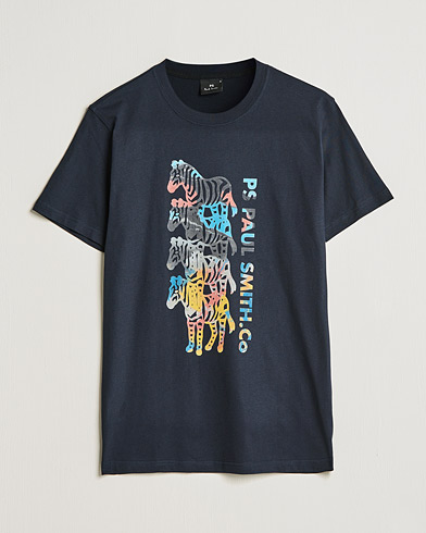 Herre | T-Shirts | PS Paul Smith | Zebra T-Shirt Navy
