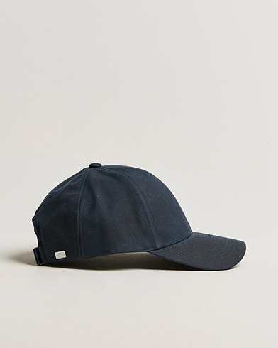 Herre | Contemporary Creators | Varsity Headwear | Oilskin Baseball Cap Navy