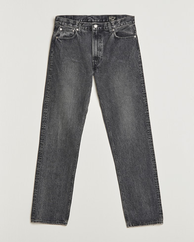 Herre | Straight leg | orSlow | Tapered Fit 107 Jeans Black Stone Wash
