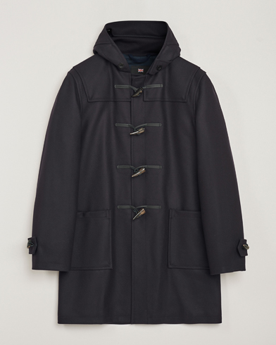 Herre | Dressede jakker | Gloverall | Cashmere Blend Duffle Coat Navy